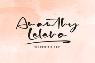 Amanthy Lefera: A Script Font for Editorial Elegance