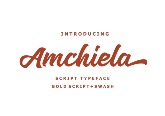 Amchiela: A Handwritten Font for Authentic Branding