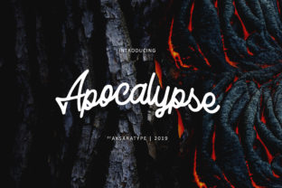 Apocalypse: A Bold Handwritten Font for Crafters and Designers