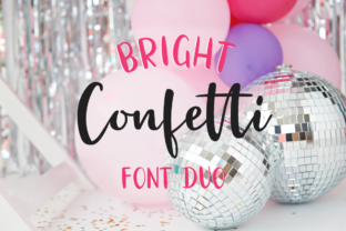 Bright Confetti Font for Business Creativity