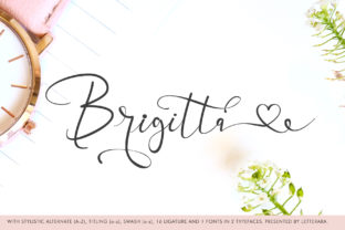 Brigitta: A Handwritten Font for Creative Makers