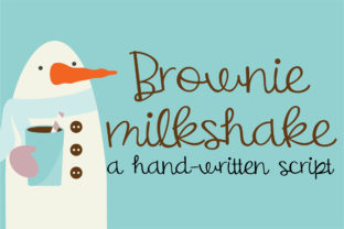 Brownie Milkshake: A Font That Adds Joy to Digital Design
