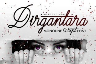 Dirgantara: A Modern Script Font for Web Design Projects