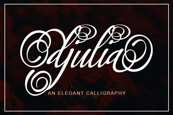 Djulia: A Script Font That Elevates Your Brand