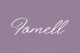 Fomell: A Script Font for Modern Web Design