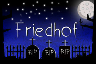 Friedhof Font for Spooky Design Impact