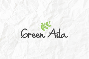Green Aila: A Whimsical Script Font for Digital Design
