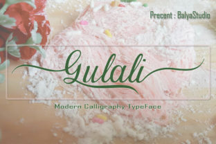 Gulali: A Script Font for Modern Branding