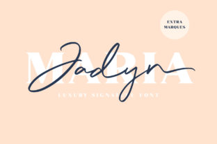 Jadyn Maria: A Handwritten Font for Editorial Elegance