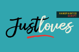 Justloves: A Handwritten Font for Editorial Charm and Readability