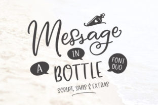 Message in a Bottle Duo: A Script Font for Handmade Crafters