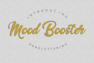 Mood Booster: A Stylish Script Font for Dynamic Branding