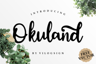 Okuland: A Handwritten Font That Adds Personality to Your Campaigns