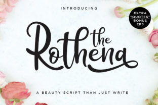 Rothena: A Handwritten Font That Elevates Digital Design