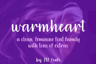 Warmheart: A Delicate Font for Branding Projects