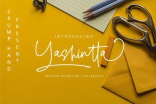 Yashintta Duo: A Handwritten Font for Modern Editorial Design